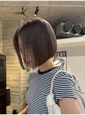 グレージュカラーラベンダーミルクティー透明感カラーブリーチ