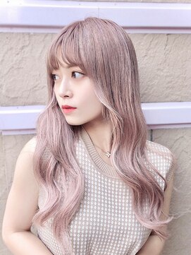 カルフール ロコ 草加西口店(Carrefour LOCO) ペールピンク/ケアブリーチ/ハイトーンカラー/トリプルカラー