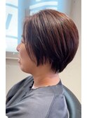 前髪長めの大人ショート/30代/40代/50代 archive垂水