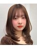 【白髪染暗め6トーン迄】艶カラー+カット+3stepTrSpa+マーブ+炭酸泉￥9650