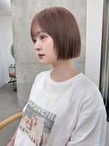 ガーデン 渋谷(GARDEN)&nbsp;小顔大人ボブ暗めカラーミディアムデザインカラー