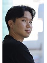 にもう ナチュラル センターパート