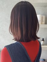 シベルバレー 横浜(sibell) *20代30代切りっぱなしボブタッセルボブ顔周りレイヤーオリーブ