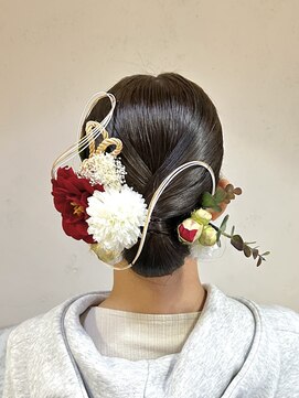 アコレ カリテ 草津店(ACCOLE qualite) ツヤツヤシニヨン/20代/ヘアセット