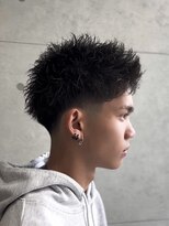 メンズサロン ウィル 阪急茨木(men's salon WiLL)&nbsp;スパイキーテーパーフェード