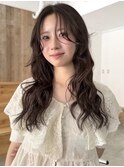 ミルクティーベージュ/レイヤーボブ/韓国巻き/顔周りカット/渋谷