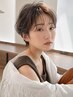 【白髪を主役に】カット+明るい白髪染めカラー+3STEPトリートメント ¥13288~