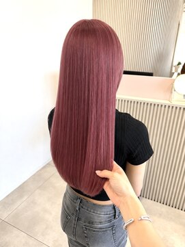 カシェ キョウマチ(cashe’e) ピンクカラー/ブリーチ/松阪/10代/20代
