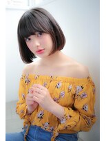 ノット 表参道青山(knot)&nbsp;【knot】切りっぱなしボブ　黒髪モード