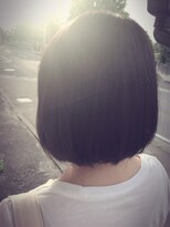 ヘアー バイ ミーズ(hair by Mii’s) ダークブルー/ 前下りbob