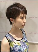 前髪ぱっつんが可愛いベリショ