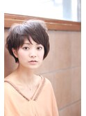 大人かわいい無造作エアリー耳かけショート☆