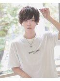 【フォルテ飯塚裕士】マッシュパーマ　ウルフ　アッシュブラック