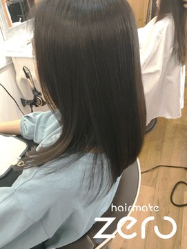 ヘアメイクゼロ 坂戸駅前店(hairmake zero) ゼフィラム　アドミオ　チャコールグレー