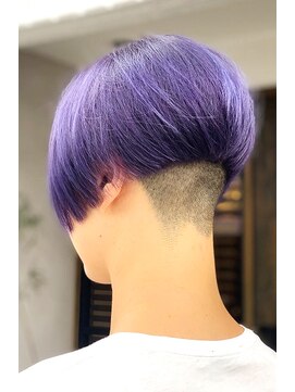 オニール ヘア ラウンジ(Onir Hair Lounge) ツーブロック×バイオレットアッシュ
