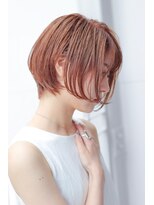 リタ(Lita)&nbsp;大人かわいい丸みショート　小顔似合わせカットベージュカラー