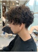 フェザーマッシュ×スパイラルパーマ