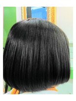 ヘアー リ ミックス(HAIR Re-MIX) 肩上ラインの前上がり気味、内巻きボブスタイル♪