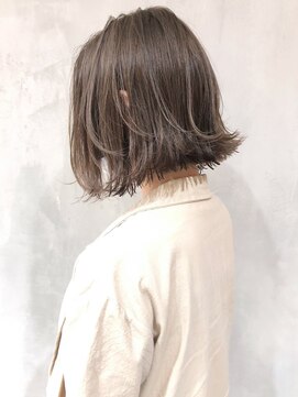 アルバム 渋谷パルコ(ALBUM) グレージュレイヤー_ココアブラウンフリンジウェーブ_ba297392