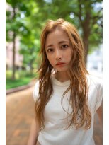 オースティン 門前仲町(AUSTIN)&nbsp;大人かわいい前髪セシルカットココアブラウンフリンジウェーブ