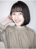 大人の黒髪ボブ　【有海一生】