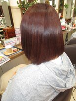 コアフィールフィス(COIFFURE fils)&nbsp;【見附・今町】ダークなナチュラルピンクカラーで艶やかに