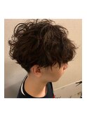 スパイラルパーマ/マッシュヘアー/カール/ラフ/フレッシュ/束感