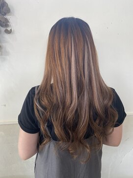 ボアップ 新居浜店(boappu) #プルエクステ #カラー #ハイライト #グラデーション #新居浜