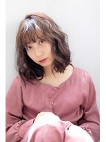 クシュ 所沢西口プロぺ通り(kusyu... )&nbsp;カール×セミディ×シアーカラー×姫カット×ダークアッシュ