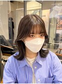 くびれヘア/ヨシンモリ/韓国ヘア/ミディアムヘア/新宿三丁目
