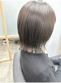 ▲ぷっつんボブ×ラベンダーグレージュ▲