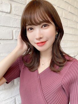 アルケー ヘアアンドヘッドスパ 錦糸町南口店(arche Hair&head spa) イメチェン/似合わせカット/フルバング/レッドブラウン/錦糸町