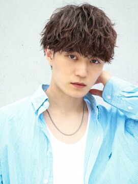 オーシャントーキョー 原宿(OCEAN TOKYO) 波巻きパーマメンズツイストスパイラルパーマツーブロック