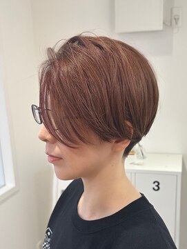 スイ(suiw) 卵型も◎ハンサムショート×白髪ぼかし【suiw】昭和町/天王寺