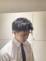 シェノン オム 梅田(CHAINON HOMME)&nbsp;MEN'S HAIR/束間ショート/コンマヘア/ツーブロックマッシュ
