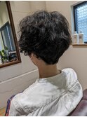 襟足タイトショートヘア