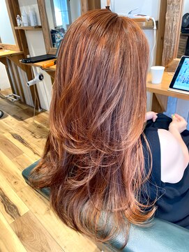 リッカ(ricca) ハイライト×オレンジ系カラー