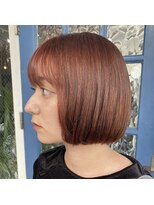 ジジ ヘアワークス(gigi hair works) ガーネットレットカラー