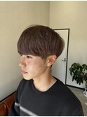ブリーチカラー×マッシュ