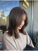 レイヤーで顔周りを可愛く!