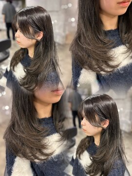 アイズ 横浜(IS) 【JUNKI指名】レイヤー/小顔カット/顔まわりカット