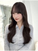 チョコレートブラウン×レイヤーカット