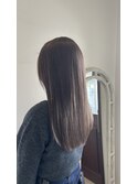 ブリーチなしで作る明るめベージュブラウン