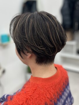 ユール 自由が丘(Yule) 【自由が丘】コントラストハイライトの丸みショート