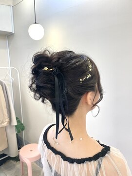 ヘアメイクアンドセットサロン リッコ(Hair make&set salon Ricco) ゆるふわお団子/梅田Riccoスタイル