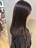 シュリット(schritt)&nbsp;透明感暗髪ラベンダーグレージュ韓国ヘア渋谷大人髪mutsuki