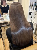 プラス ファースト ヘア(Plus 1st)&nbsp;透明感ブラウン×オージュアトリートメント