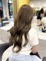 シティ(CITY) ロングレイヤー/ヘーゼルベージュ/韓国レイヤー