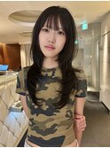 抜け感くびれの韓国ハッシュカット☆
