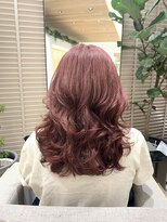 ステアケース 武蔵小杉店(stair:case)&nbsp;コテ巻き風パーマ　ピンクベージュ